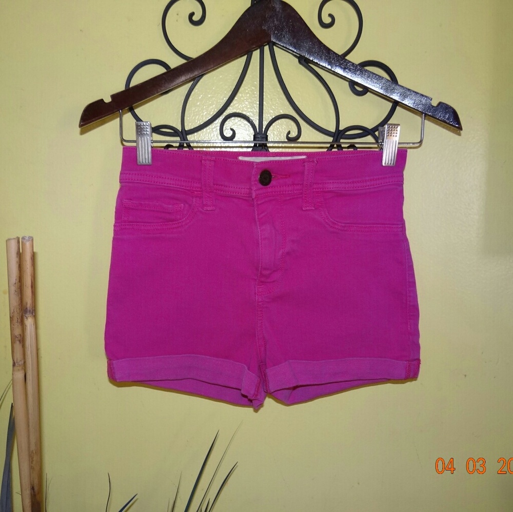 Hollister Hot Pink Jean Shorts